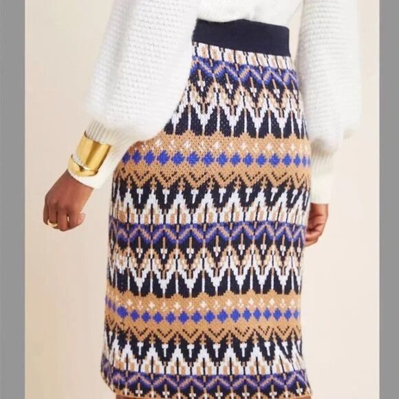 NWOT Anthropologie Saoirse Sweater Midi Skirt S - Picture 3 of 9